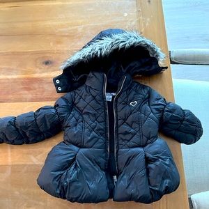 Black puffer jacket